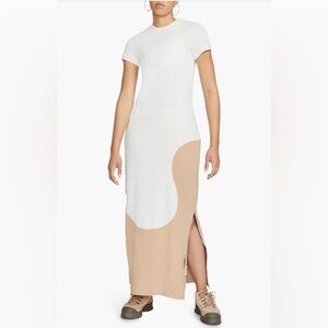 Nike maxi dress nude / white